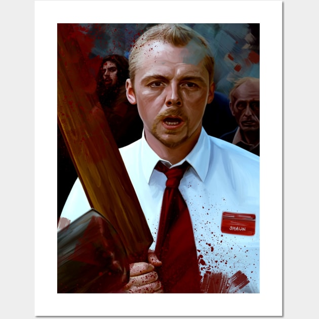 Shaun of the Dead Wall Art by dmitryb1